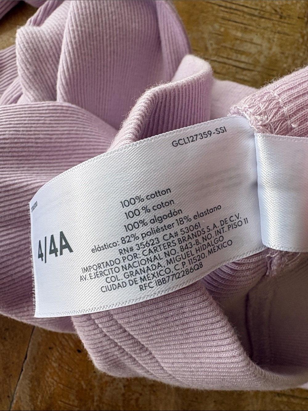 Carter’s Girls' Leggings Trio size 4 - Picture 7 of 10